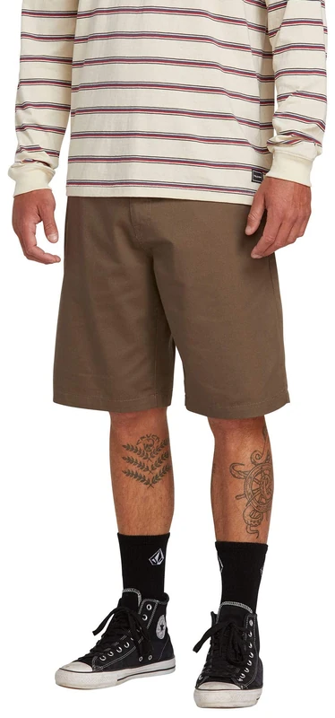 Volcom Men's Vmonty Chino Shorts, Mushroom, 31 - Image 1