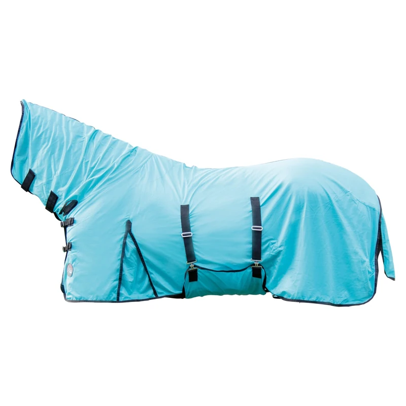 HKM Aqua Fly rug with neck Aqua 7'3