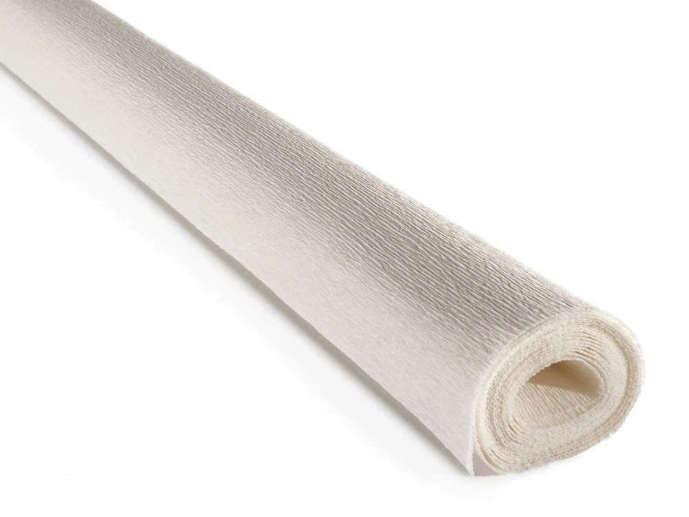 FloristryWarehouse Crepe Paper roll 90g (50 x 150cm) White (Shade 350)