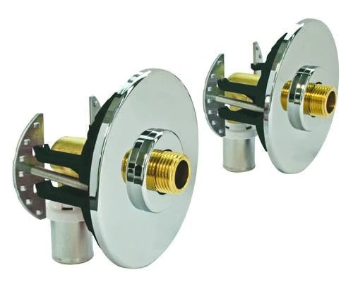 SOMATHERM FOR YOU - 303520502 - Under-Basin/Sink Fitting System for Multi-Layer Tube with Diameter 16 - Complete Kit with Crimp Fittings - M12/17 Grey