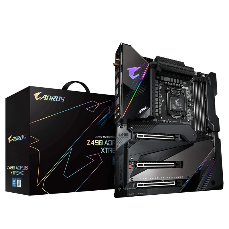 GIGABYTE Z490 AORUS XTREME Intel LGA 1200 ATX Motherboard (16+1 Phases, Intel 2.5GbE LAN, HDMI, USB 3.2 Gen2, USB Type-C, RGB Fusion 2.0)