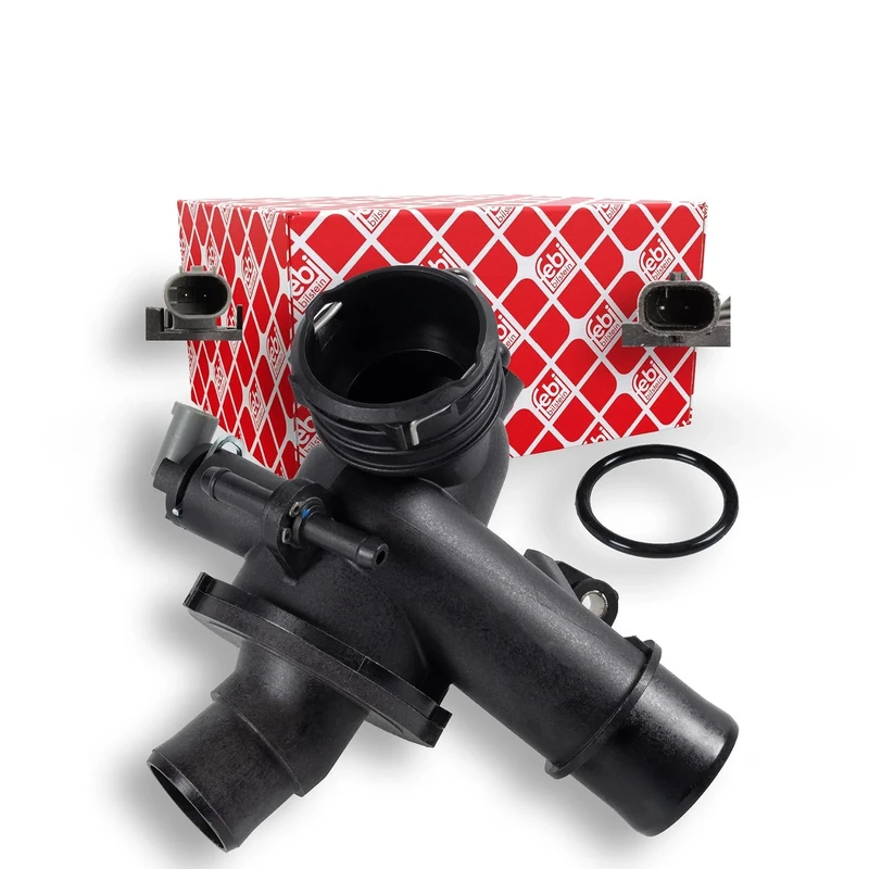 Febi Bilstein 108840 Thermostat with housing, seal and temperature switch , 1 piece