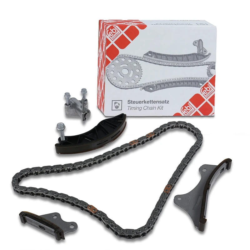 Febi Bilstein 106740 Timing Chain Kit for camshaft, with guide rails and chain tensioner , 1 piece