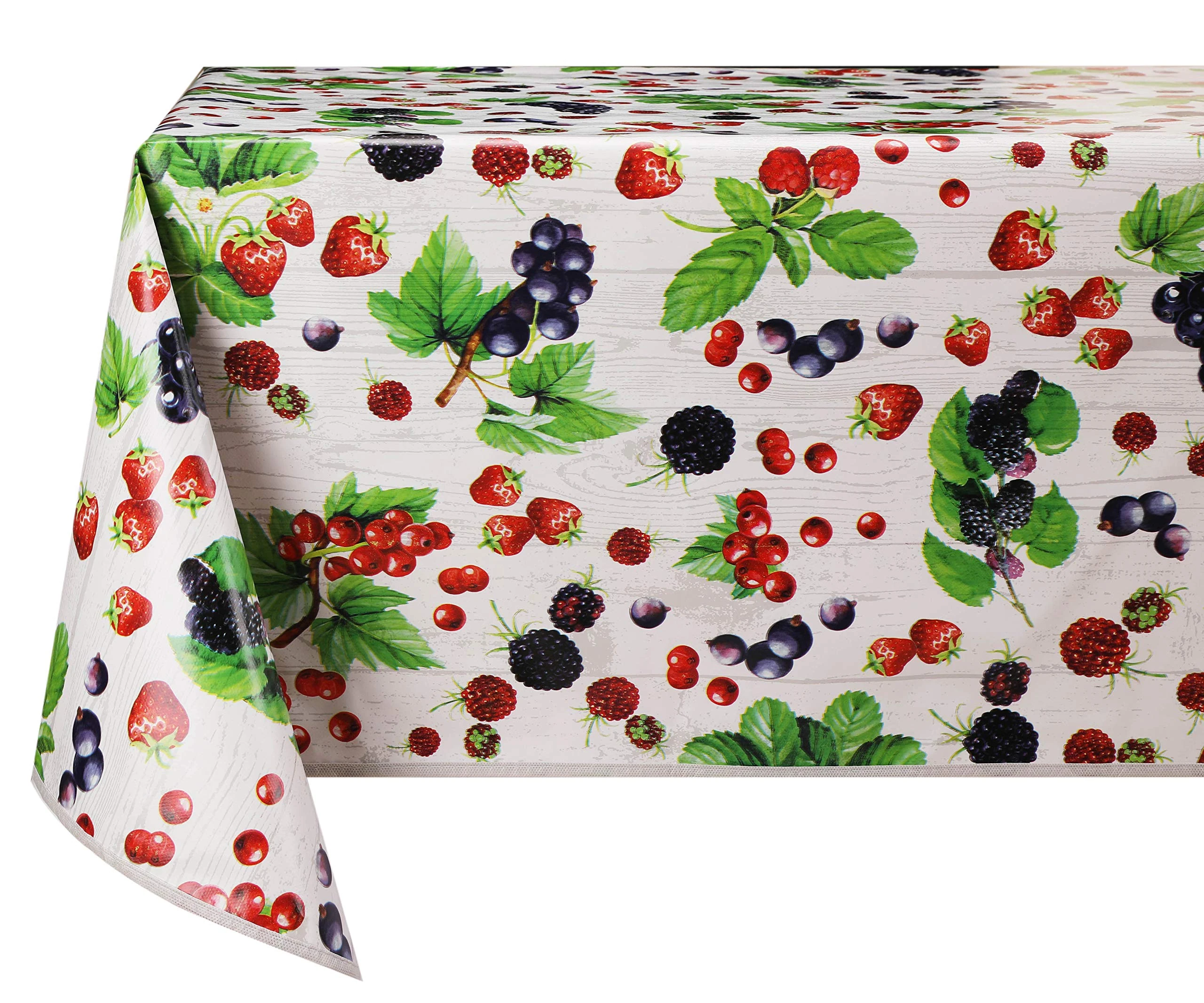 Vinylla Summer Fruit Easy Wipe Clean Vinyl Tablecloth