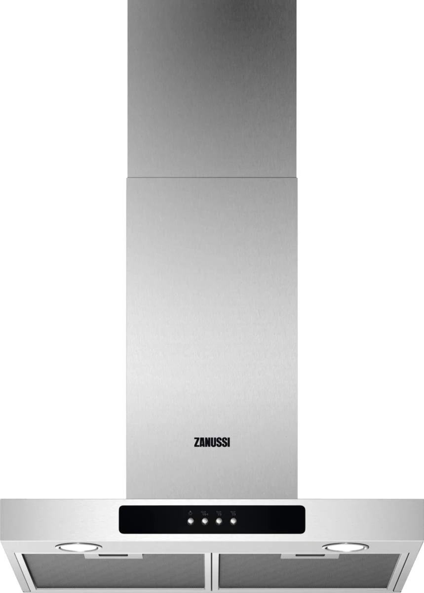 Zanussi ZFT516X 60cm Stainless Steel Chimney Hood