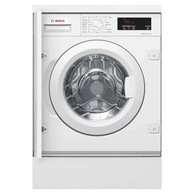 Bosch WIW28301GB Serie 6 Built-in Washing Machine with EcoSilence Drive, ActiveWater Plus & Reload Function, 8 kg capacity, 1400 rpm spin