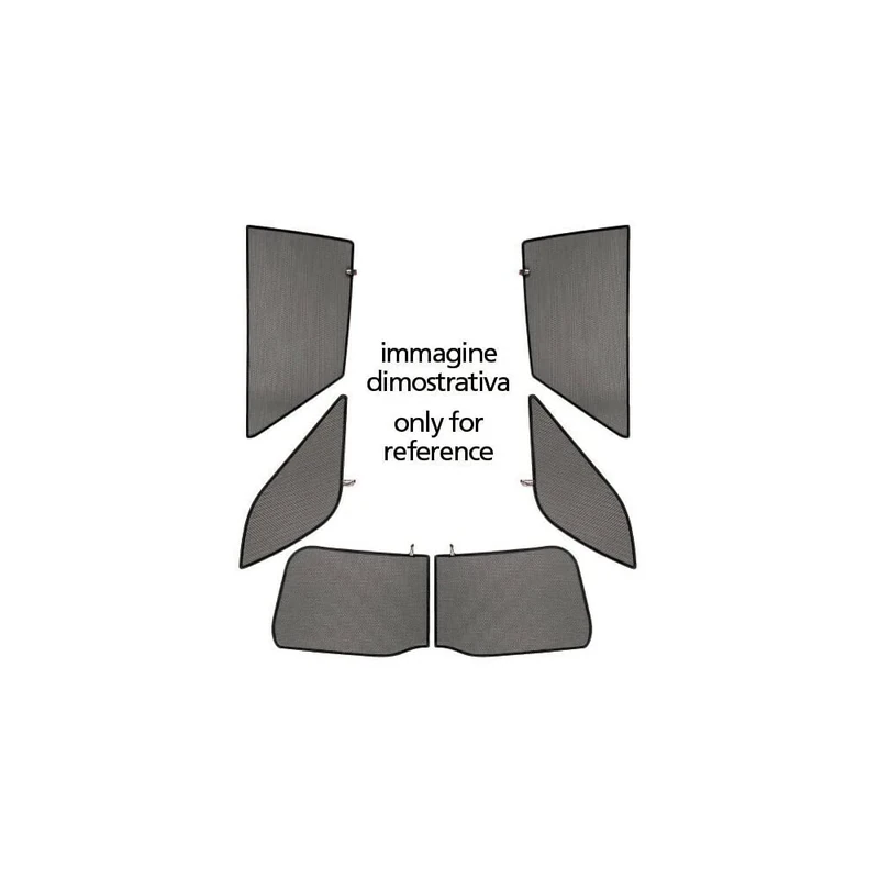 Lampa Privacy sunshades kit - 6 pcs - compatible for Ford Focus sw (06/18>)