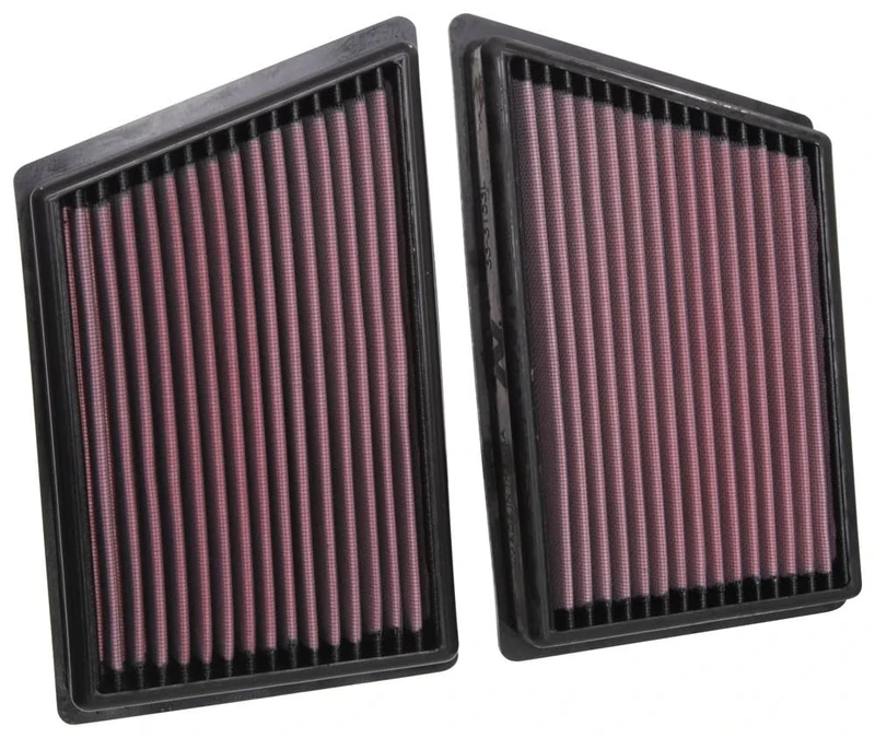 K&N air Filter Suitable for Porsche 911 3.0 2019-(Set of 2 Pieces) (33-3153)