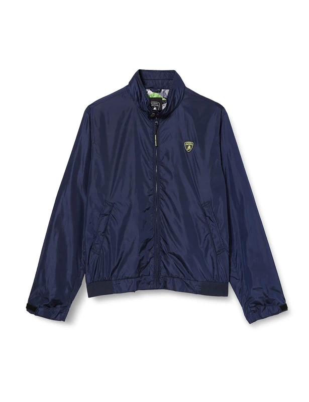Automobili Lamborghini Lamborghini Hooded Jacket Men's Windbreaker - Blue - 42 - Image 1
