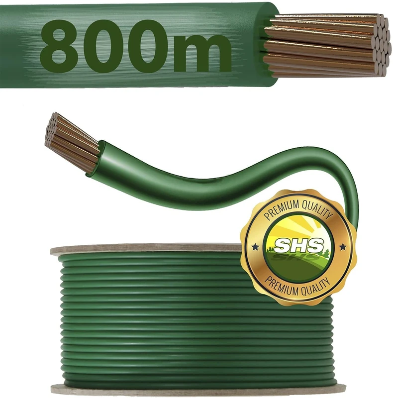 800 m Boundary Cable for Robotic Lawnmowers, Lawn Mowers, Accessories Set, Boundary Wire for Search Cables, Compatible with Gardena/Bosch/Husqvarna/Worx/Honda/Robomow/Diameter 3.4 mm