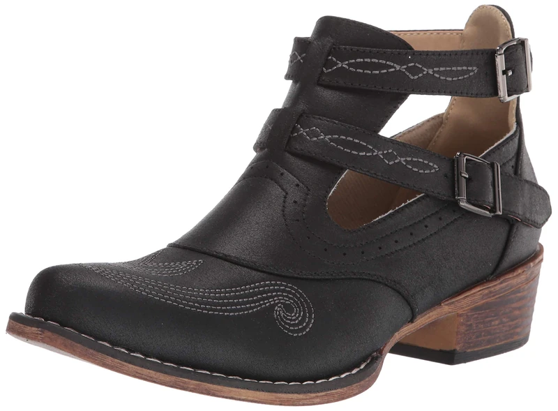 ROPER Women's Western Boot, Black, 4 UK