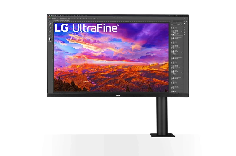 LG Electronics UltraFine Monitor 32UN88A, 32 inch, 4k, 60Hz, 5ms, IPS Display, HDR 10, Energy Saving, HDMI, Displayport, USB C, Anti Glare, Ergonomic Adjustable Stand with Clamp