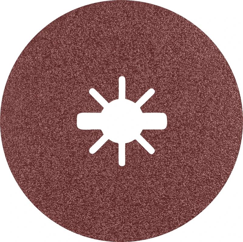 Bosch 25x EXPERT R781 Prisma Ceramic X-LOCK Fibre Discs (for Steel, Stainless steel sheets, Ø 125 mm, Grit 80, Professional Accessory Small Angle Grinder)