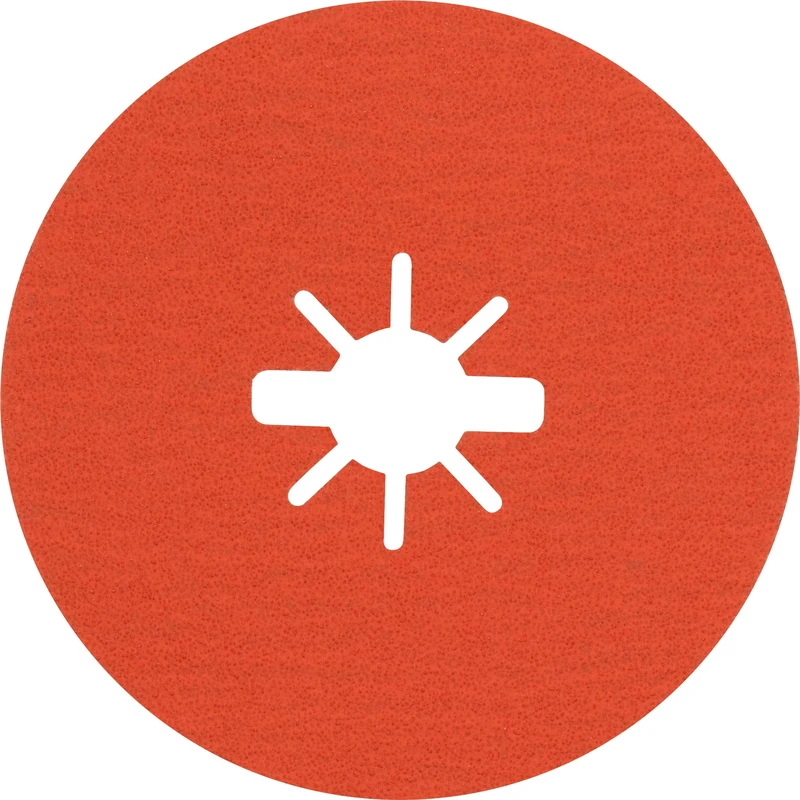 Bosch 25x EXPERT R782 Prisma Ceramic X-LOCK Fibre Discs (for Steel, Stainless steel sheets, Ø 125 mm, Grit 80, Professional Accessory Small Angle Grinder)