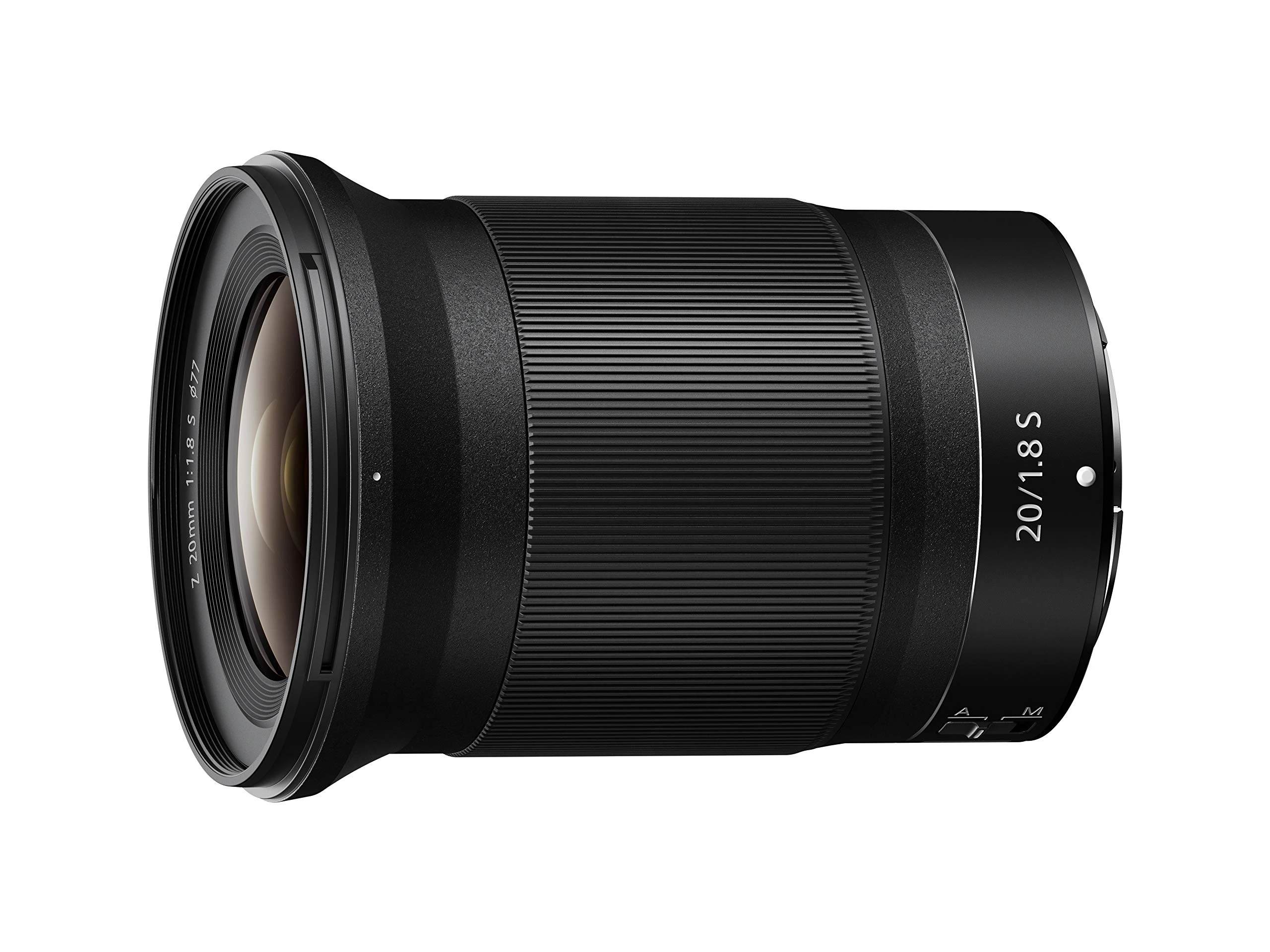 Nikon Nikkor Z 20mm f/1.8 S, Fixed Focal Length Bright Ultragrandangular Lens f/1.8, Black, Nital Card: 4 Year Warranty