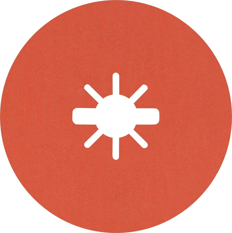 Bosch 25x EXPERT R782 Prisma Ceramic X-LOCK Fibre Discs (for Steel, Stainless steel sheets, Ø 125 mm, Grit 120, Professional Accessory Small Angle Grinder)