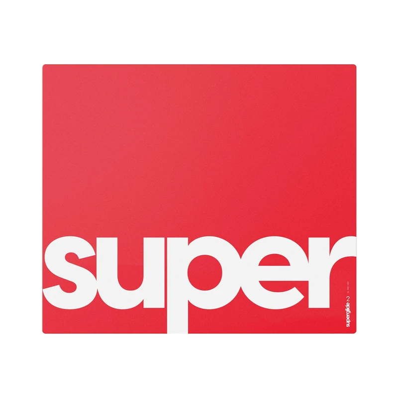 Pulsar Superglide Glass Gaming Mouse Pad v2 ALUMINO-Silicate Glass Surface Anti-Slip Fully Molded high-Density Silicone Rubber 19.3in x 16.5in (XL, Red) - Image 1