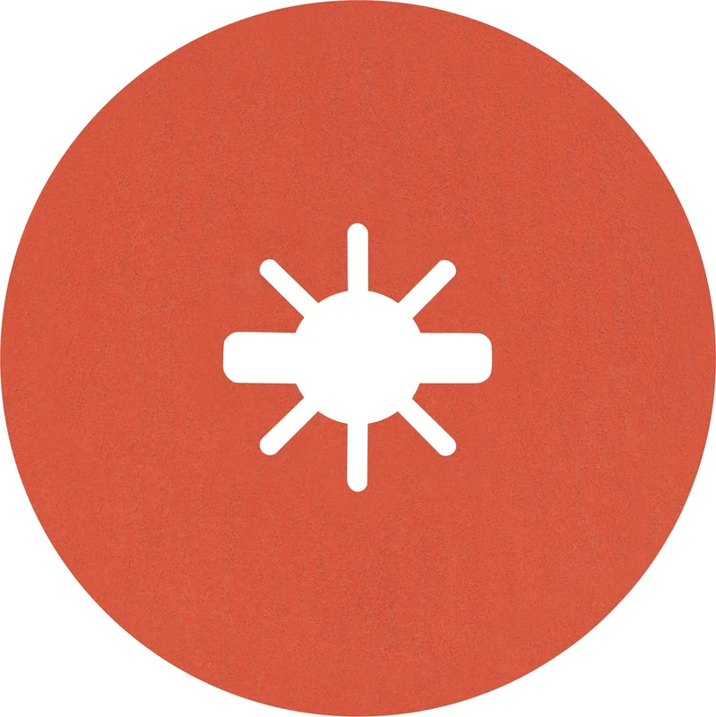 Bosch 25x EXPERT R782 Prisma Ceramic X-LOCK Fibre Discs (for Steel, Stainless steel sheets, Ø 115 mm, Grit 60, Professional Accessory Small Angle Grinder)