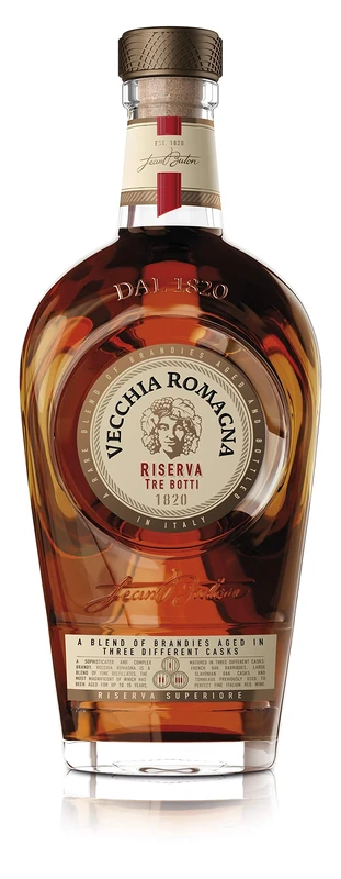 Vecchia Romagna Riserva Tre Botti 1820 Grape Brandy 70cl