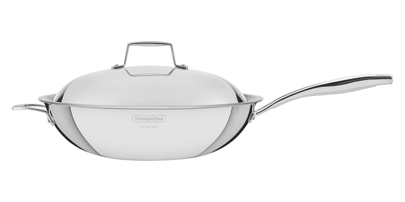 Tramontina 3-Ply Stainless Steel Non-Stick Wok 32cm (5.2l)