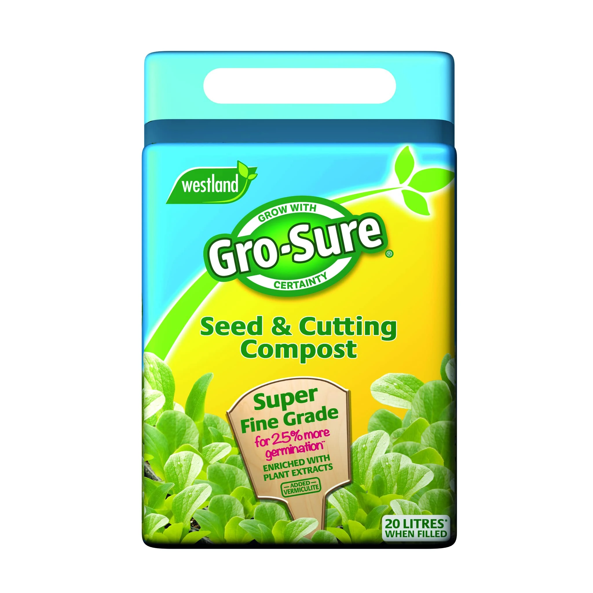 Gro-Sure Westland Seed & Cutting Compost Bale - 20L (