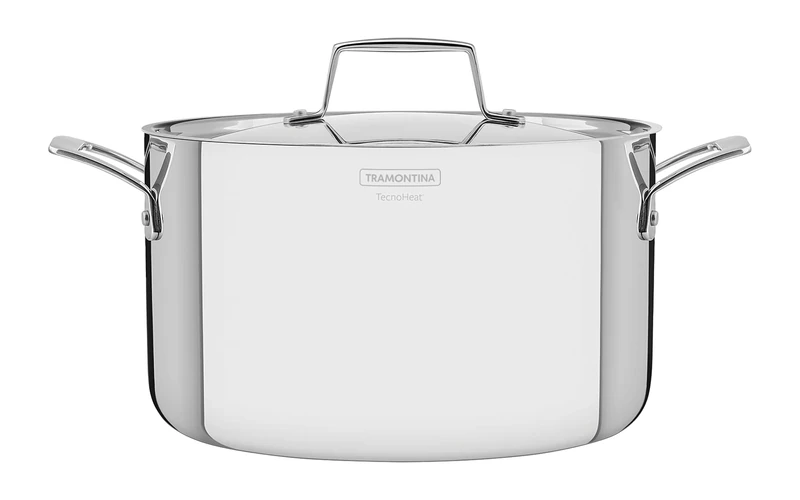 Tramontina 3-Ply Stainless Steel Deep Casserole 24cm (5.8l)