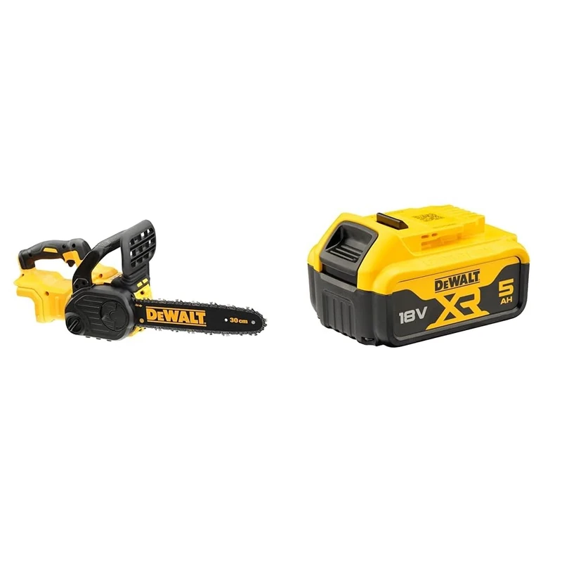 DEWALT DCM565N-XJ 18V XR Brushless 30cm Chainsaw + DEWALT Battery
