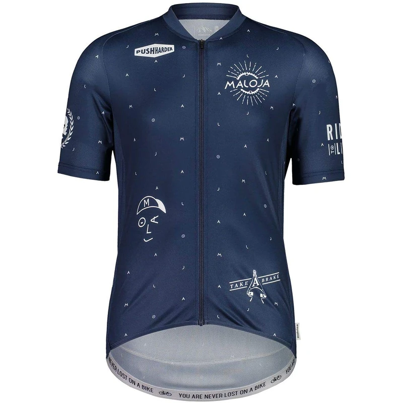 Maloja Pazenm. 1/2 T-shirt, Men, mens, T-Shirt, 29252, Night Sky, XS