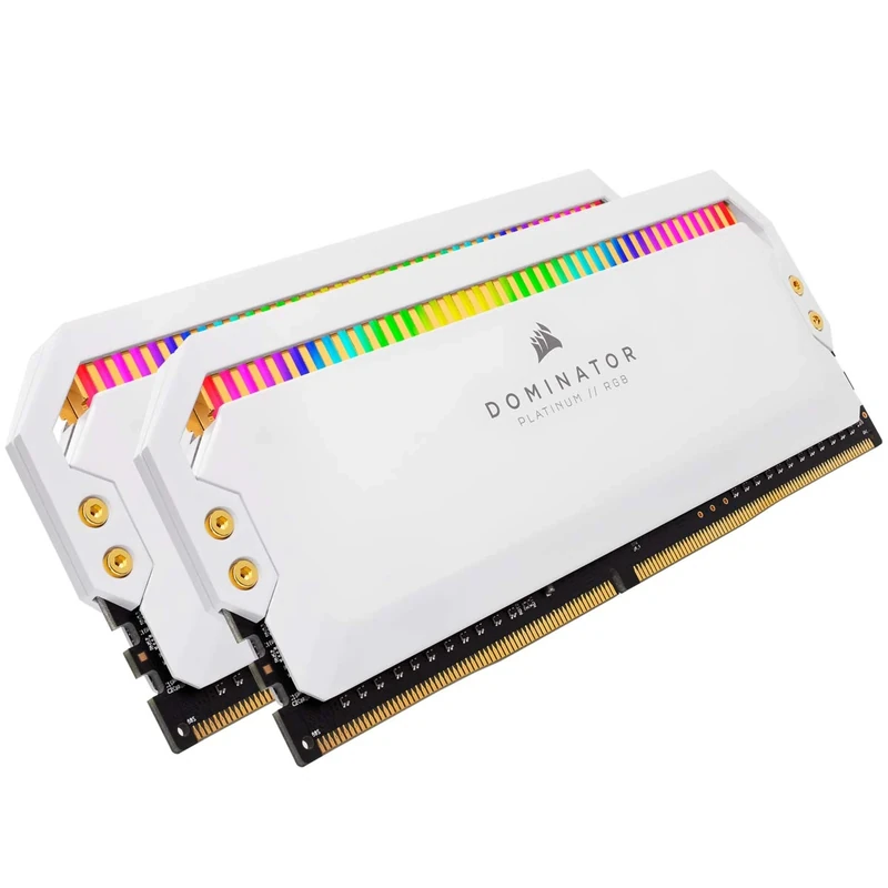 Corsair Dominator Platinum RGB DDR4 3600MHz C18, RGB LED Desktop Memory (High Performance and Response Times, 12 Customisable CAPELLIX RGB LEDs) - White, 16GB