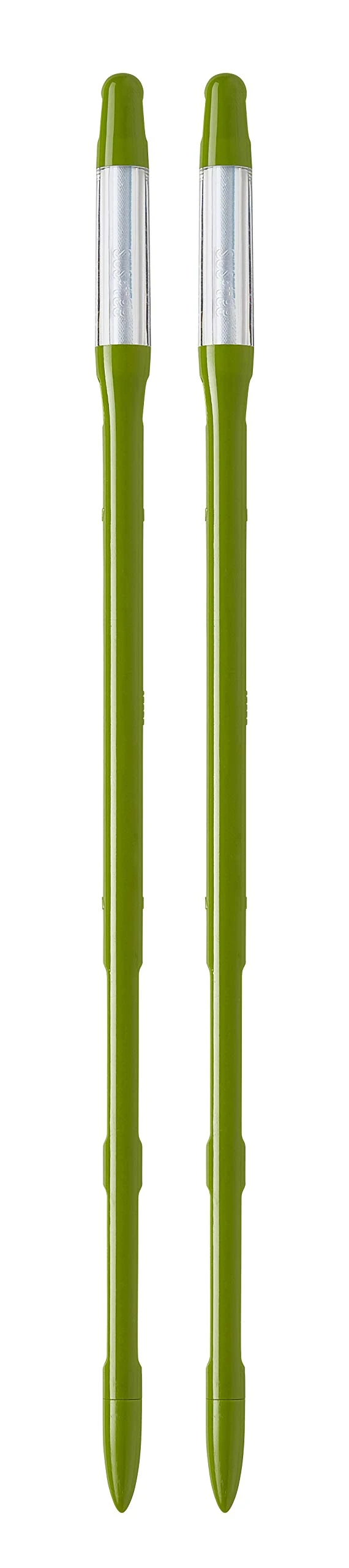 SUS tee Watering Indicator for plants (Set of 2) - Smart Watering for All Plants, Works in All Soils | Minimalistic Design, Easy-to-Use, No Batteries | 100% Made in Japan (Green, Large)