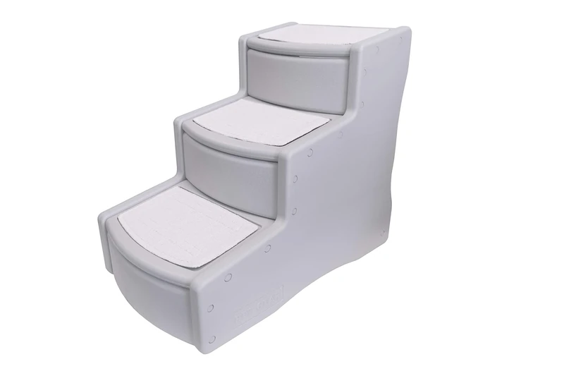 Pet Gear Easy Step III Pet Stairs, 3 Step for Cats/Dogs, Removable Washable Carpet Treads, for Pets Up to 150lbs, No Tools Required
