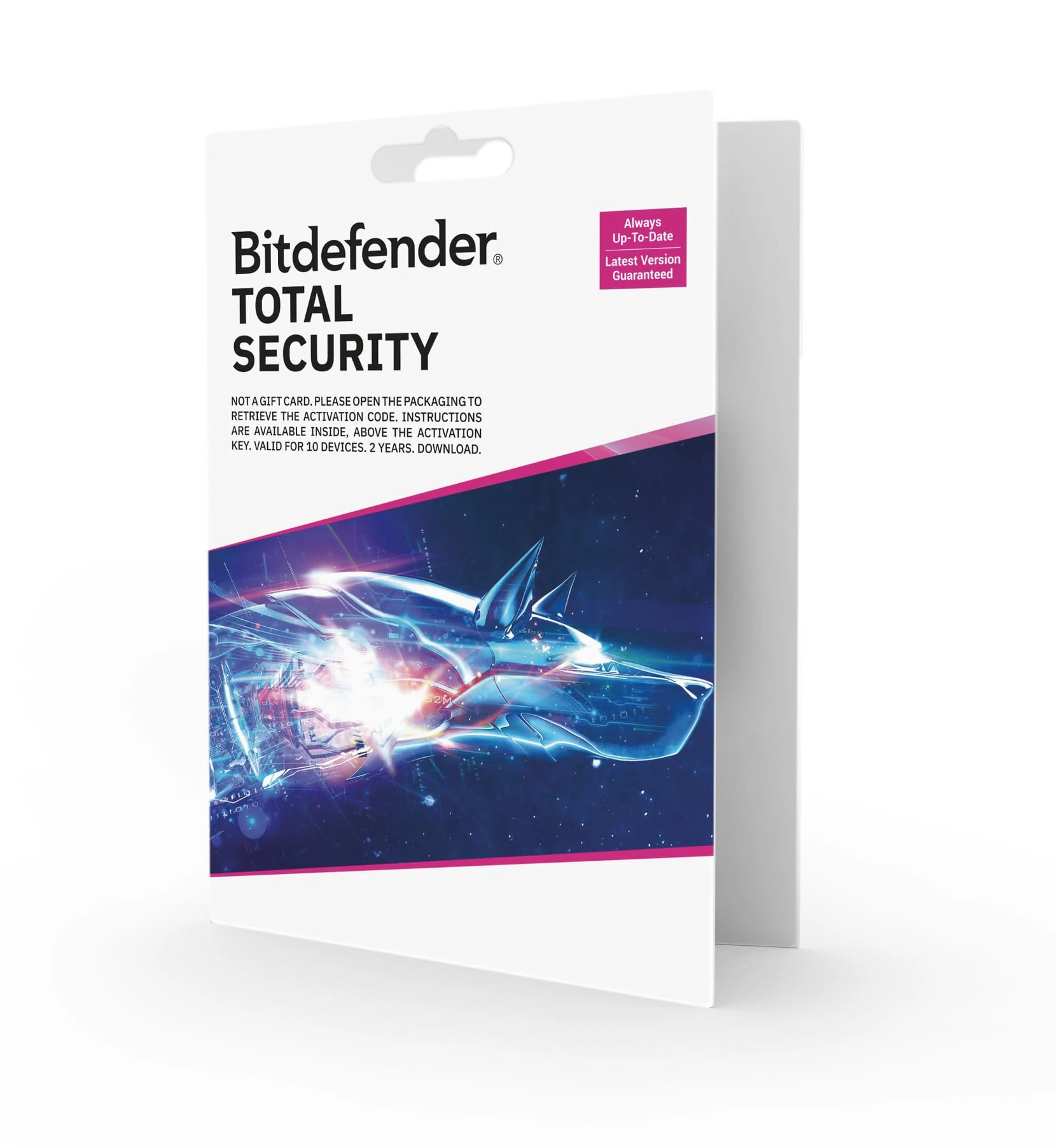 Bitdefender Total Security 2025 | 10 Devices | 2 Year Subscription | PC/Mac/iOS/Android | Activation Code by Post
