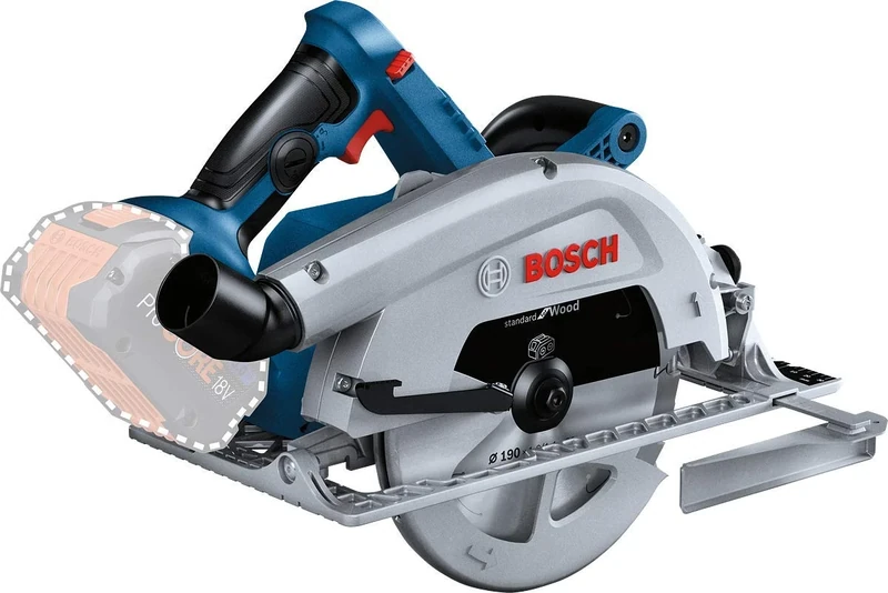 Bosch Professional 18V System BITURBO Cordless Circular Saw GKS 18V-68 C (incl. 1x Saw Blade, Parallel Guide, without battery/charger)