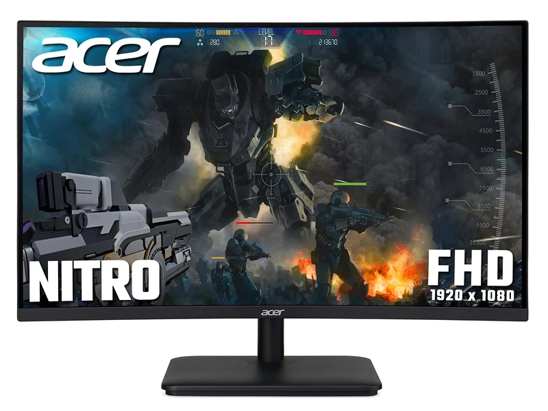 Acer ED320QRPbiipx 31.5 inch Full HD Curved Monitor (VA Panel, FreeSync, 165Hz, 5ms, DP, HDMI, Black) - Image 1