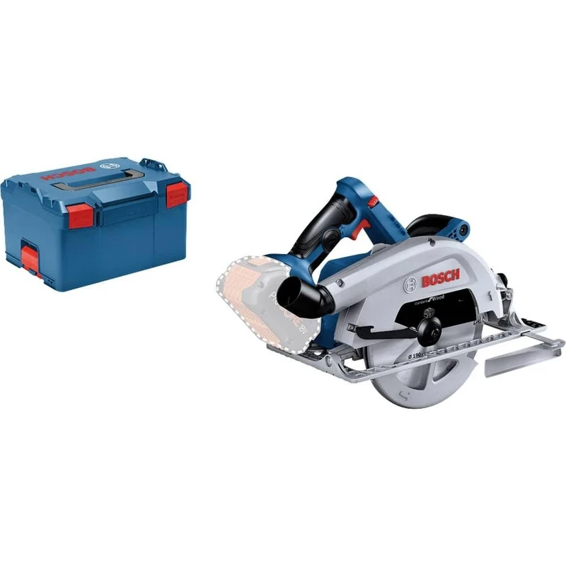 Bosch Professional 18V System BITURBO Cordless Circular Saw GKS 18V-68 C (incl. 1x Saw Blade, Parallel Guide, L-BOXX, without battery/charger)