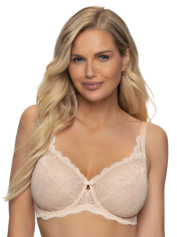 Felina Paramour Peridot Unlined Bra | Everyday Lace (Sugar Baby, 34D)