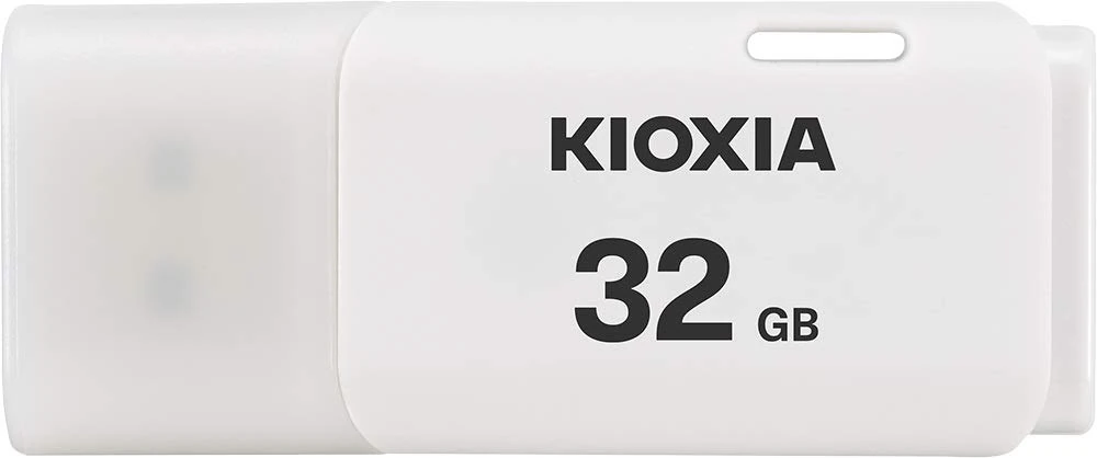 KIOXIA 32GB TransMemory U202 USB 2.0 Flash Drive, White