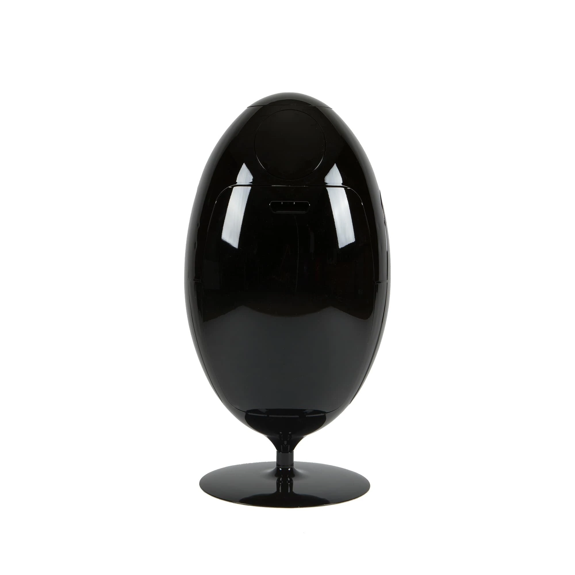 SOLDIDESIGN Ovetto Recycling Bins for Kitchen 3in1 for Waste Separation, 54 Liters (3 Compartments of 18 Liters), Basket for Inside or Outside, Kitchen trash bin Design, Black