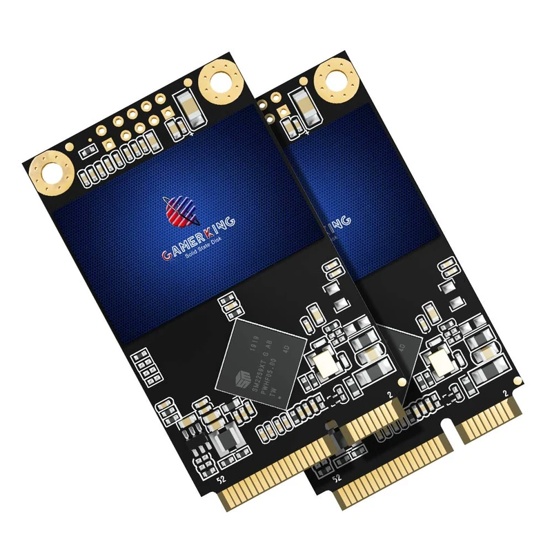 Gamerking SSD mSATA 240 GB wewnętrzny zintegrowany dysk twardy solid state o wysokiej wydajności do laptopów stacjonarnych, w tym SSD (240 GB, 2 jednostki) - Image 1