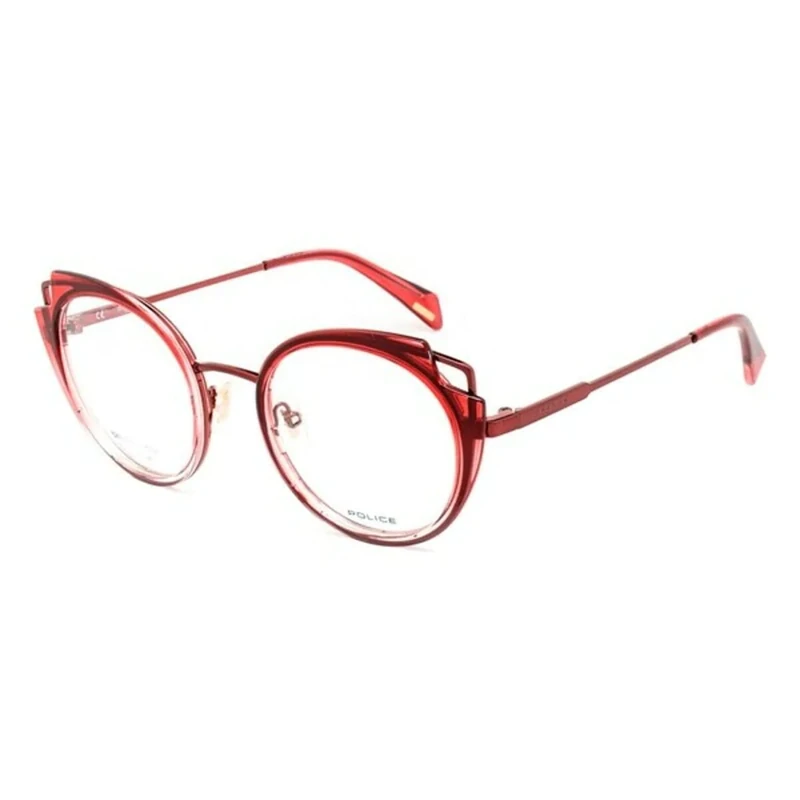 Police Unisex's VPLA03 Sunglasses, Red, 49