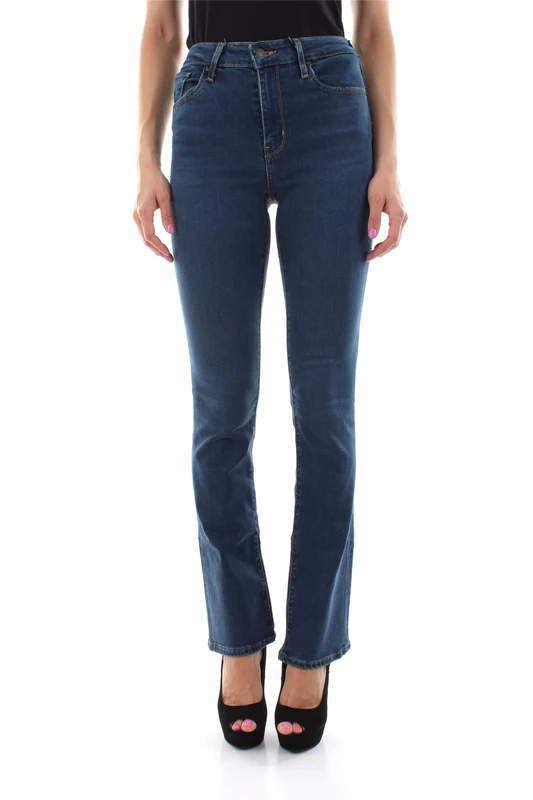 Levi's 725 High Rise Bootcut Women's Jeans Bogota Tricks (Blue) 25 32