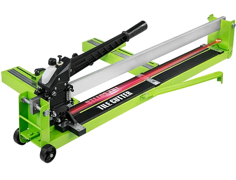 VEVOR Tile Cutter Manual Tile Cutter Tile Cutting Machine Ceramic Porcelain Tile Cutter w/Laser Guide All-Steel Frame and Bonus Spare Cutter Wheels Tile Cutter Hand Tool (E300-1M)