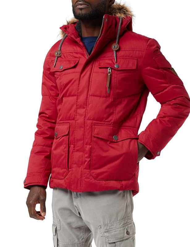 G.I.G.A. DX Nakubo Men's Functional Jacket/Outdoor Jacket/Winter Jacket in Down Look with Zip-Off Hood, Hydrostatic Head 8000 mm - Image 1
