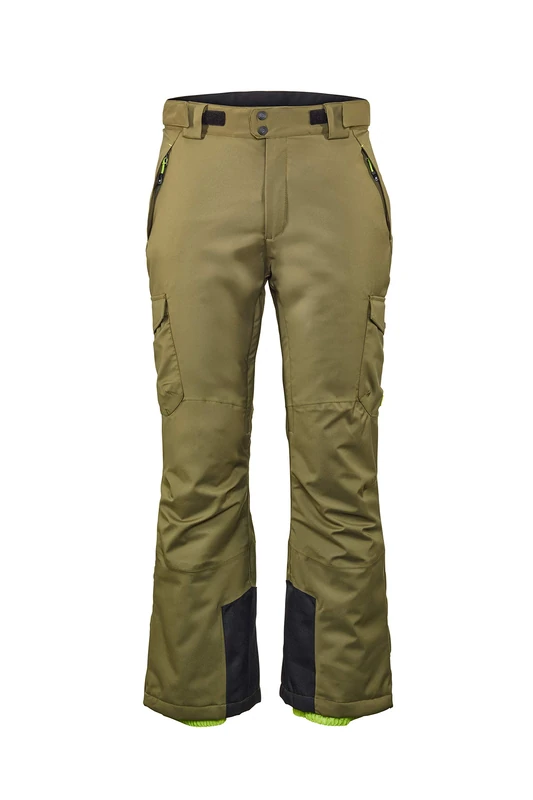 Killtec Men's Combloux MN PNTS Functional Trousers with Edge Protection and Snow Guard, Khaki, XXL