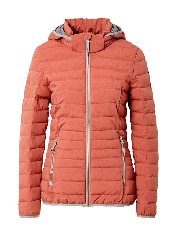 G.I.G.A. DX Women's Uyaka Casual Functional Jacket in Down Look with Zip-Off Hood, Dark Apricot, 36