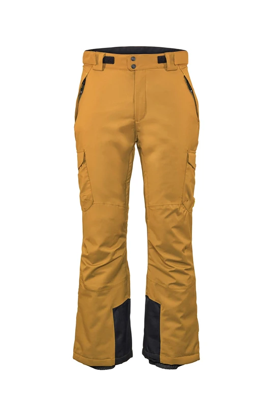 Killtec Men's Combloux MN PNTS Functional Trousers with Edge Protection and Snow Guard, Camel, S