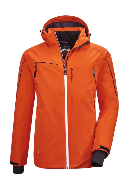 Killtec Men's Kuopio Mn Ski Jacket E Functional Jacket with Removable Hood and Snow Guard