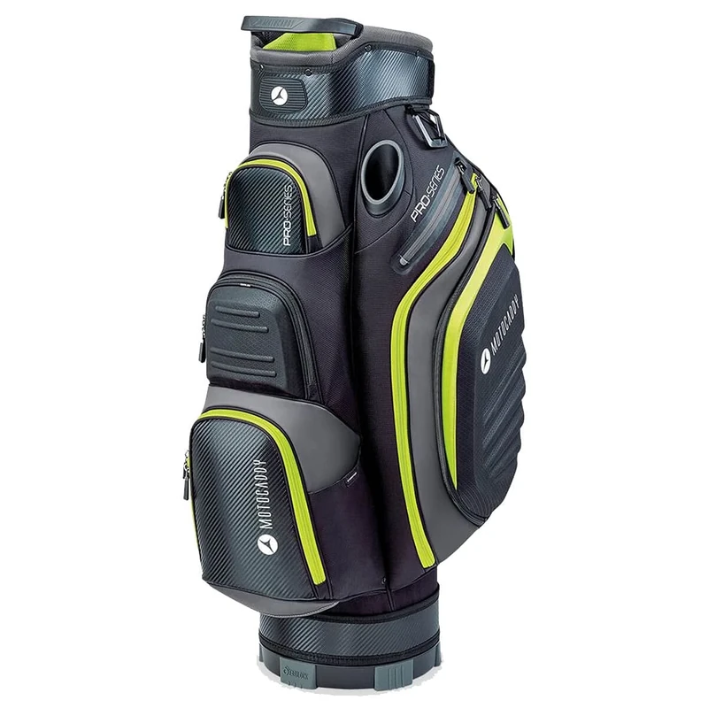 Motocaddy 2022 Pro Series Cart Bag - Black/Lime - One Size