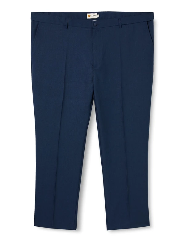 Farah Classic Men's Roachman Trousers, Midnight, 48W 31L UK