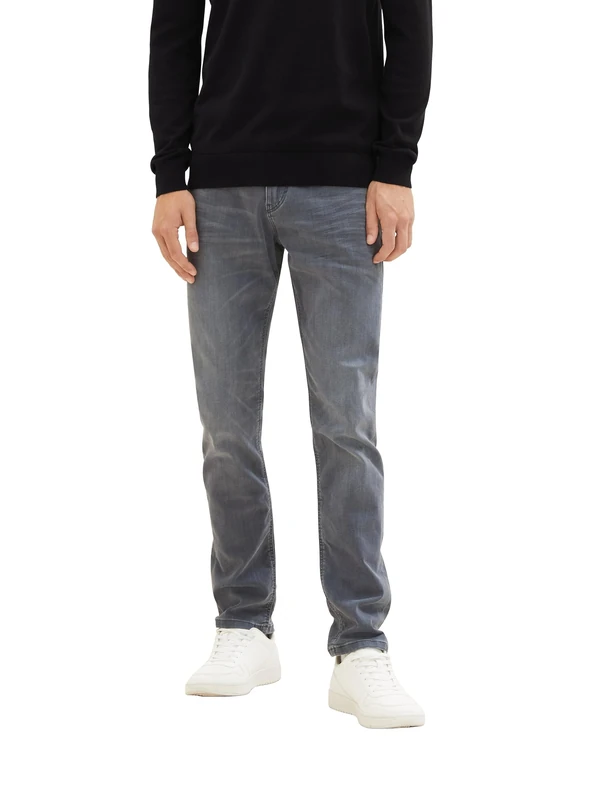 TOM TAILOR Men Jeans 202212 Josh Slim, 10210 - Grey Denim, 30W / 30L